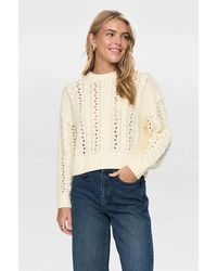 Numph - Numph Nuremi Pullover 9501 Pristine - Lyst