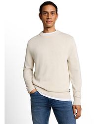 Tom Tailor - Gebreide Crew-Neck Trui - Lyst