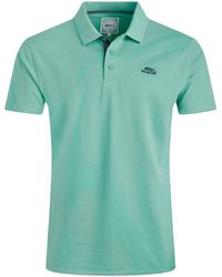 Weird Fish - Miles Pique Organic Polo Shirt (Aqua Marine) - Lyst