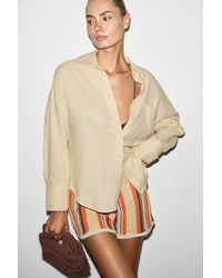 Grimelange - Oversized Long Sleeve Pocket Shirt - Lyst