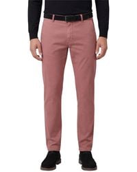 Meyer - 5-Pocket Broek New York Effen Katoen - Lyst