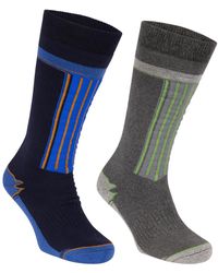 Trespass - Adult Winski Ski Socks (Pack Of 2) /Flint) - Lyst