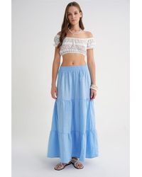MixRay - Maxi Katoenen Rok - Lyst