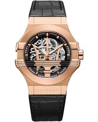 Maserati - Potenza R8821108002 Automatic Skeleton 42 Mm Watch - Lyst