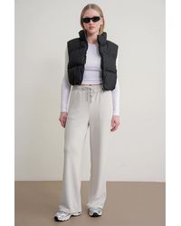 MixRay - High Waist Pull On Straight Leg Pants With Pockets - Lyst
