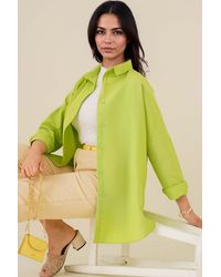 Bigdart - Relaxed Fit Poplin Shirt With Button Closure - Lyst