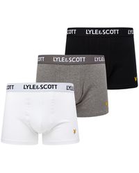 Lyle & Scott - Barclay 3 Pack Trunks - Lyst