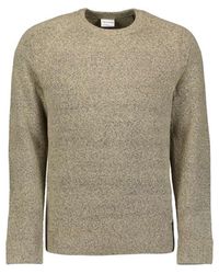 No Excess - Pullover Crewneck Soft Wool Blend Sand - Lyst