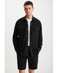Grimelange - Long Sleeve Shirt Collar Overshirt - Lyst