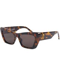Palm Angels - "Fairfield" Rechteck-Sonnenbrille Für Herren (Havannabraun) - Lyst