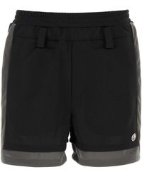 Ambush - Hinderlaag Zwarte Polyester Bermuda Shorts - Lyst