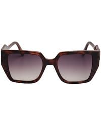 KARL LAGERFELD - Rectangular Sunglasses Made Of Recycled Plastic Kl6098S N - Lyst