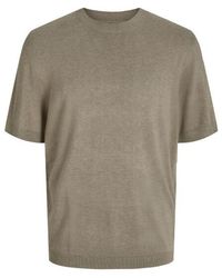 Jack & Jones - Jprccwilliam Knit Crew Neck Ss Sn - Lyst