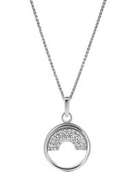 Orphelia - 'Tista' 925 Sterling Pendant With Chain - Lyst