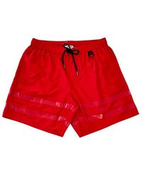 Iceberg - Zwemshorts Met Reflecterende Tape-Details - Lyst
