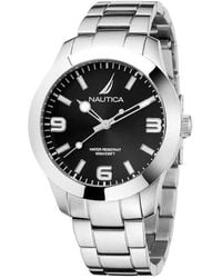 Nautica - Stainless Steel Dress Watch - Lyst