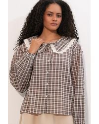 Bigdart - Plaid Viscose Poplin Shirt - Lyst
