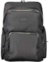 Calvin Klein - Schwarzer Polyester Herren Rucksack - Lyst
