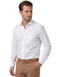 Olymp - Katoenen Overhemd Luxor Comfort Fit Wijde Fit Strijkvrij - Lyst