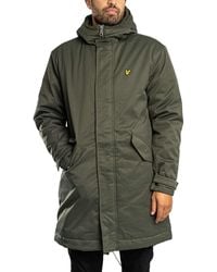Lyle & Scott - Gewatteerde Parka Met Fishtail-Achterkant - Lyst
