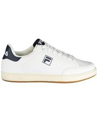 Fila - Bianco Polyurethaan Sneakers Voor - Lyst