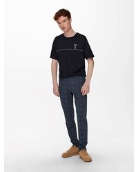 Only & Sons - Mark Controleer Broek - Lyst