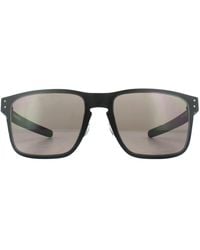 Oakley - Rectangle Matt Prizm Sunglasses Metal - Lyst