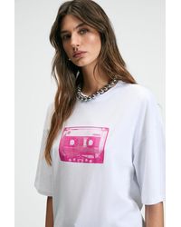 Grimelange - Printed Crew Neck T-Shirt - Lyst