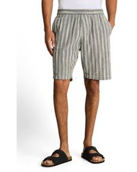 Tom Tailor - Structured Linen Optic Beach Short - Lyst