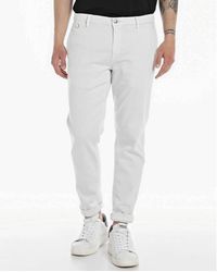 Replay - Benni Hyperflex Chino - Lyst