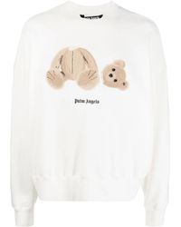Palm Angels - Bear Crew Neck Sweatshirt - Lyst
