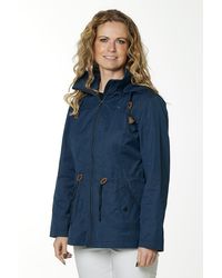 Danwear - Bara Marineblauw Jas - Lyst
