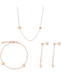 Orphelia - 'Nahara' 925 Sterling Set: Chain + Bracelet + Earrings - Lyst