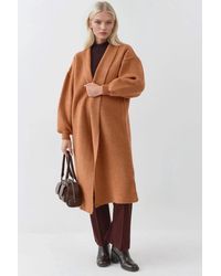 My Fashion - Lange Pasvorm Gebreide Cardigan - Lyst