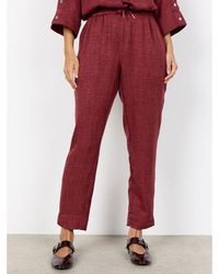 Soya Concept - Sc-Charissa 2-B Oxblood Broek - Lyst
