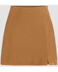 Hiccup - High-Waist Side-Slit Skirt - Lyst