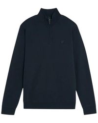 Lyle & Scott - Lyle And Scott Lyle&Scott Superfine Quarter Zip Sweaters Ml2258Ton - Lyst