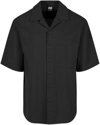 Urban Classics - Seersucker Relaxed Fit Overhemd Met Korte Mouwen - Lyst