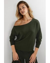 Busem - Asymmetrical Collar Relaxed Fit Sweatshirt - Lyst