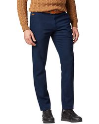 Meyer - Katoenen Broek Blauw Effen Bonn - Lyst