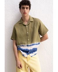Giesto - Short Sleeve Tie-Dye Shirt - Lyst
