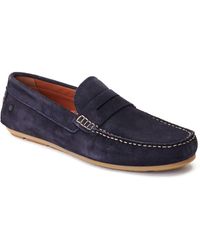 Base London - Collins Leather Loafers - Lyst