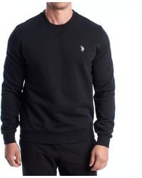 U.S. POLO ASSN. - Fleece Crew Neck Sweatshirt Us42187035 - Lyst