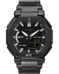 Timex - Sportuhr Aus Schwarzem Edelstahl - Lyst