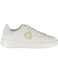 Blauer - Bianco Polyester Herren Sneaker - Lyst