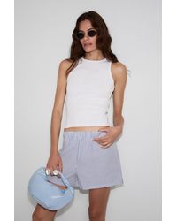 Grimelange - Ribbed Halterneck Crop Tank Top - Lyst