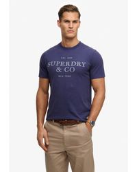 Superdry - 1954 Company Relaxed Tee Raf - Lyst