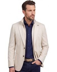 Roy Robson - Colbert Uitneembaar Binnenvest Creme Normale Fit - Lyst