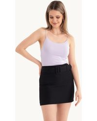 Hiccup - Spaghetti Strap Basic Cropped Cami Top - Lyst