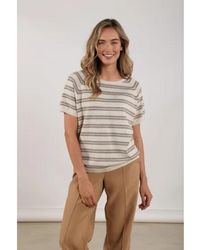 Nukus - Nks03040 316 Rachel Pullover Stripe Sand/Cloudy - Lyst
